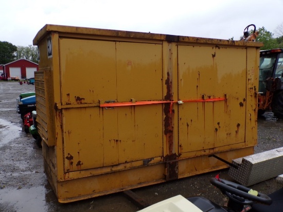 Cat Generator Enclosure w/Parts Of The Generator, Not Complete, Missing Eng