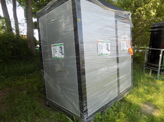 10' Office/Storage Container with Walk Thru Door and Widow on 1 Side, Swing
