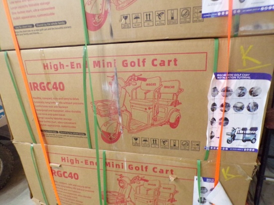 New IRGC40 3-Wheeled Electric Cart - New In Box, Unassembled