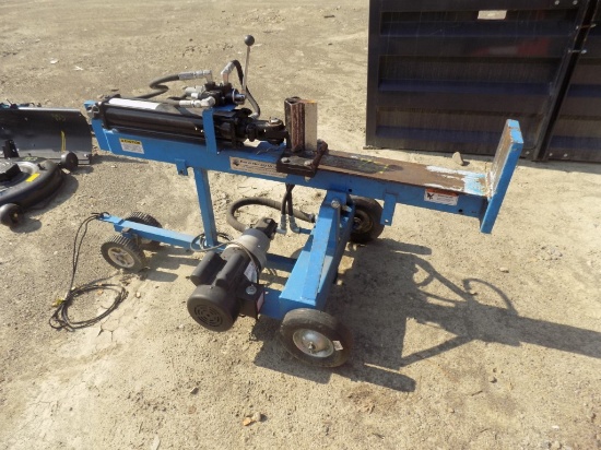 Ram Splitter Log Splitter, 110V Elect., 21'' Bed, Tow-Behind, Converts Hori