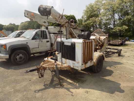 Mitts and Merrill Tow Behind Chipper/Shredder, Diesel Powered, 1185 Hrs.