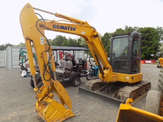Komatsu PC55MR Midi Excavator, ________Hrs., Hyd. Thumb, Steel Tracks, 24''
