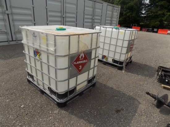 275 Gal. Caged Poly Tank, Used for Food Grade Material