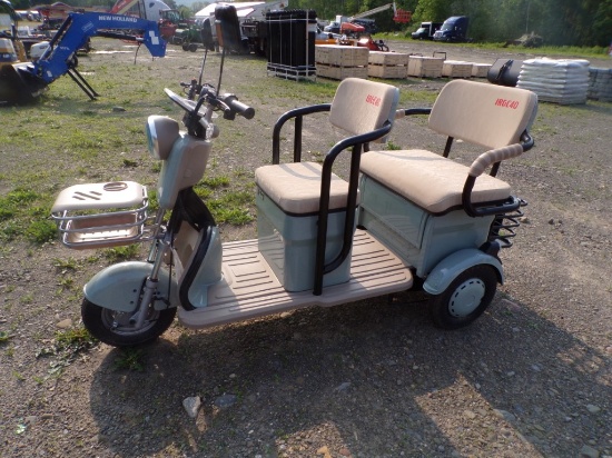 New IRGC40 3 Wheeled Electric Cart, 2 Row Seating, Full Lighting, Digital D