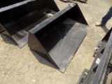 New Swict 60'' Bucket for Skid Steer Loader