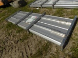 (100) Pcs. of 10' Long Galvanized Steel Panel, Silver