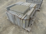 Pallet with 93 Sq. Ft. of 2 1/2'' x 18'' x 24'' Full Color Natural Cleft Bl