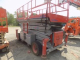 Sky Jack ST9250 Scissor Lift, Dual Fuel, 4 WD, Outriggers, 2855 Hours, 50'