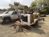 Mitts and Merrill Tow Behind Chipper/Shredder, Diesel Powered, 1185 Hrs.