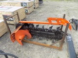New Hydraulic Trencher for Mini Skid Steer, Orange