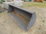 Gray 90'' Bucket for Loader Mount