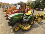 John Deere 2305 4 WD Diesel Compact with 62'' Belly Mower, Hydro, 3 PT Hitc