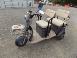 New IRGC40 Electric 3 Wheeled Double Seat Cart, Digital Dash, 3 Speeds, Ful
