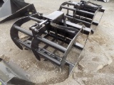 New JMR 40'' Hydraulic Brush Grapple for Mini Skid Steer