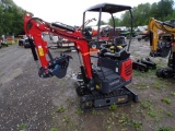 New AGT Industrial Mini Excavator MX15RX, Side Controls, Canopy, Manual Thu