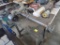 36 x 18 Steel Welding Table w/Vintage Belt-Drive Drill Press