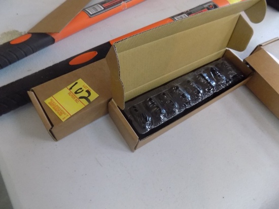 (2) New Arcan 8 Pc. SAE 3/8'' Impact Socket Sets
