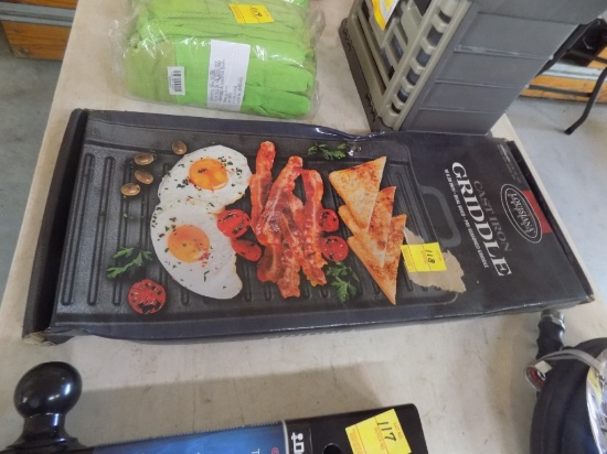 New Louisianna Grills 10'' x 20'' Cast Iron Griddle