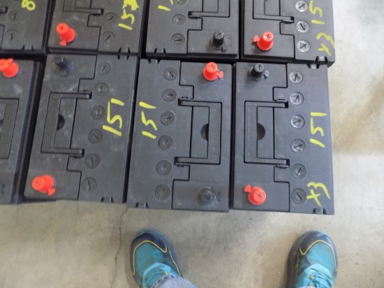 (3) New Old Stock Top Post Batteries, 34R - 560cca, 10'' L, 6 1/2'' W, 8 1/