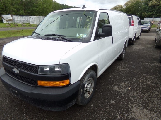 2019 Chevrolet G2500 Cargo Van, 3/4 Ton Cargo Van, White, 221,152 Miles, Vi