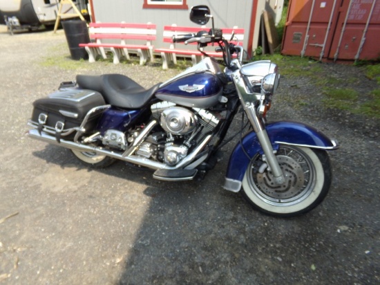 2006 Harley Davidson Road King, Blue, 38,847 Miles, VIN#: 1HD1FRW186Y684098
