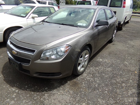 2010 Chevrolet Malibu LS, Tan, 77,861 Miles, VIN#: 1G1ZB5EB9AF270215 - OPEN