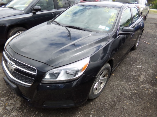 2013 Chevrolet Malibu LT, Black, 198,010 Mile, VIN#: 1G11C5SA8DF245607, CHE