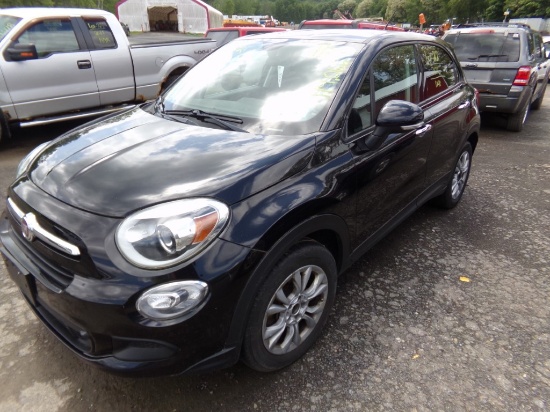 2016 Fiat 500X AWD, Black, 119,066 Miles, VIN#: ZFBCFYBT7GP464599 - OPEN TO
