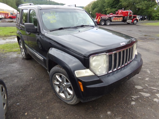 2008 Jeep Liberty, Black, Auto, Leather, Heated Seats, 211,159 Miles, Vin #