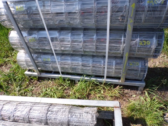 (2) New Rolls of 5' x 66' Hot-Dip Galvanized Welded Wire Fence (2 x Bid Pri