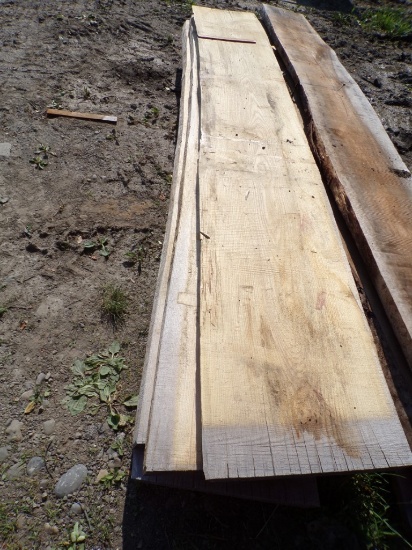 (4) Live Edge Wood Planks, 10' x 19'' x 2''