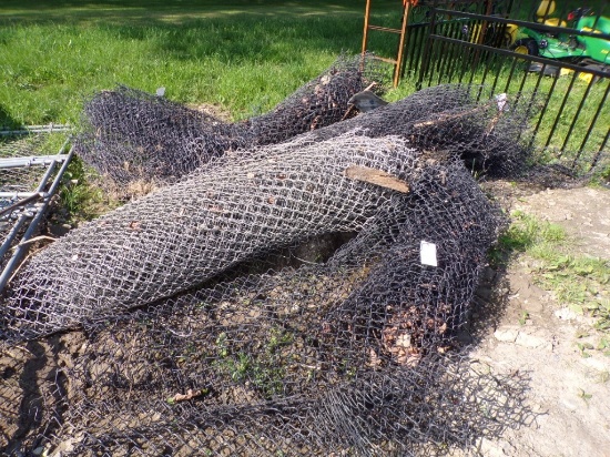 (6) Rolls of 6' x Assorted Length Chain Link Fence