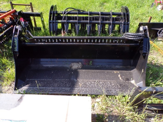 New Giyi 72'' Hydraulic Skid Steer 4 In 1 Bucket, Model GY-KH72F