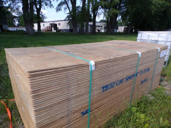 (29) Sheets of 4' x 8' T-111 Plywood, (29 X BID PRICE)