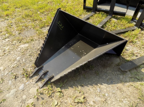 New JMR Stump Bucket for Skid Steer Loader