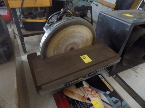Delta 12'' Disc Sander w/ Extra Paper