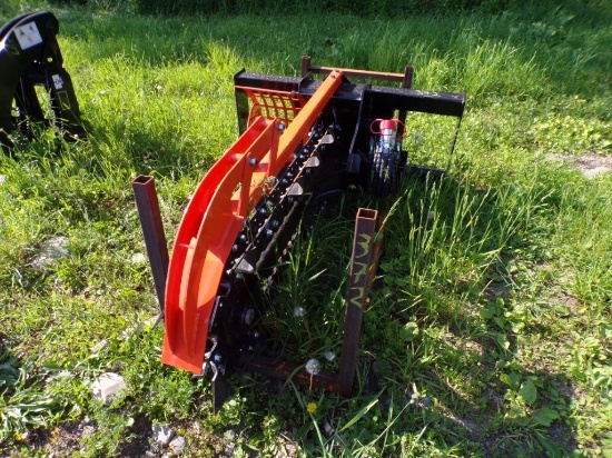 New Giyi 39'' Hydraulic Skid Steer Trencher, Model GY-039F