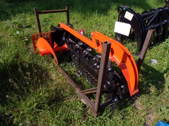 New Giyi 39'' Hydraulic Mini Skid Steer Trencher, Model GY-X39F