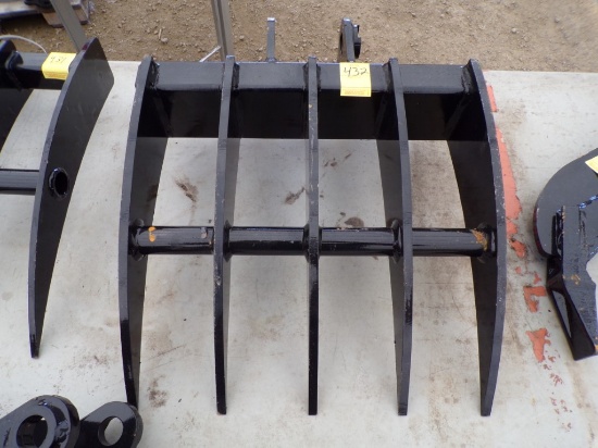 New 16'' Heavy Duty Mini Excavator Root Rake