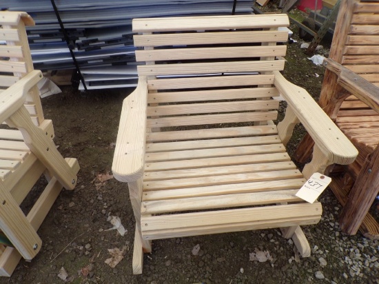 Unfinished Amish Style Rocking Chair, 28'' Seat