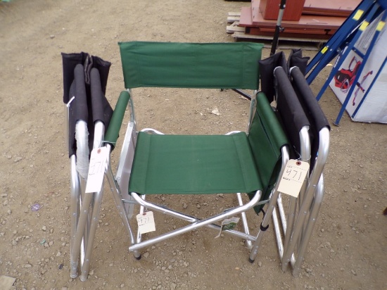 (3) Foldable Sports Chairs, Appear New
