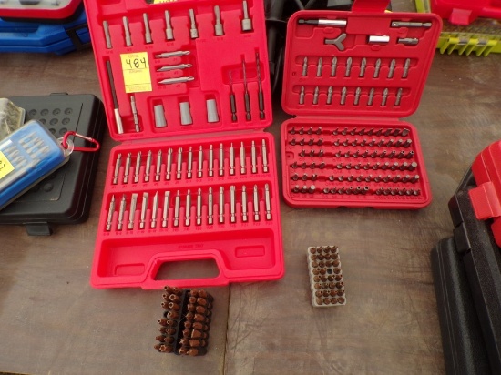 (2) Power Bit Sets, Complete, (2) Holders of Bits, BOTH MISSING 1 PC.