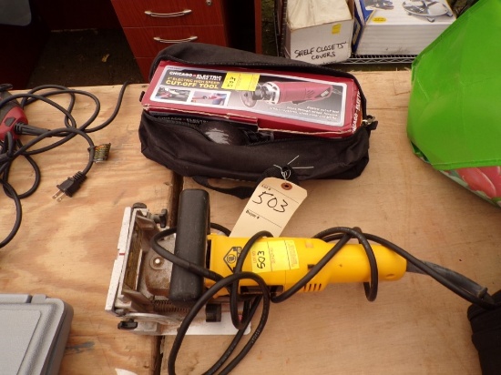 NIB Chicago Electric Corded 3'' Cut-Off Tool and DeWalt Corded Plate Joiner