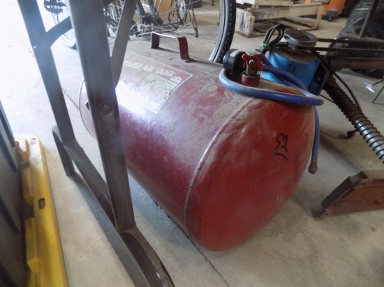 Red 14-Gallon Portable Air Tank