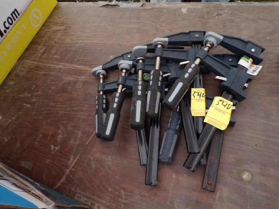 (6) 6'' Quick Release Bar Clamps