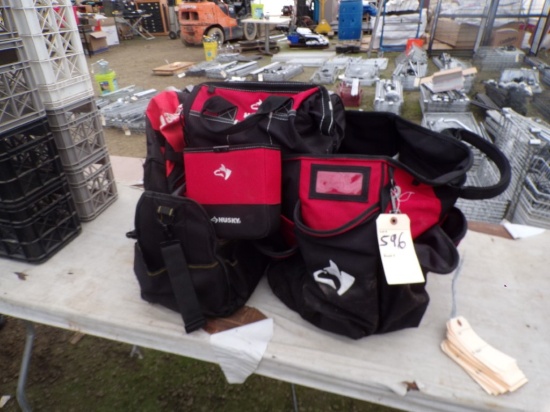 (4) Assorted Cloth Tool Bags & Nail/Screw Pouch (2) Tool Pouches