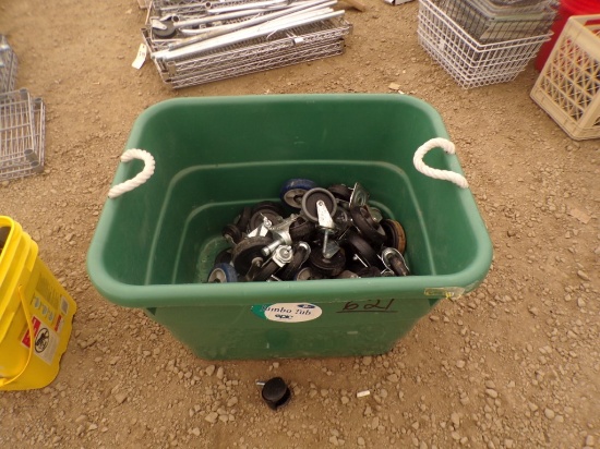 Tub of Assorted Casters