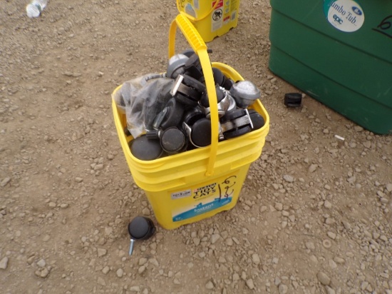 Bucket of Assorted Casters