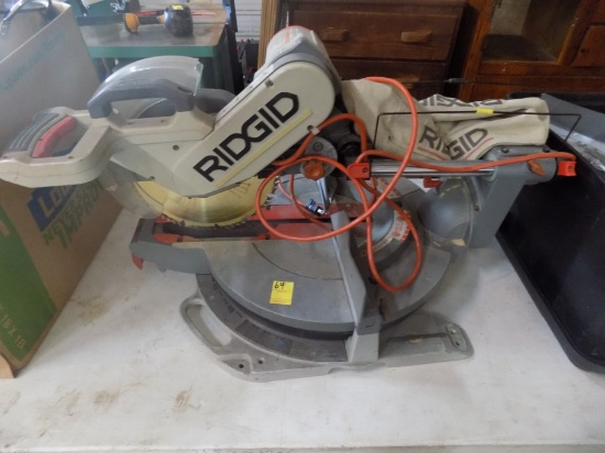 Ridgid 12'' Compound Sliding Mitre Saw, Nice Shape