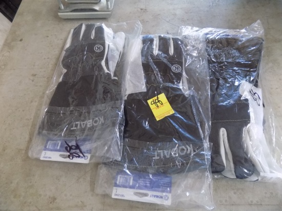 (3) New Pairs of Kobalt Welding Gloves (3 x Bid Price)